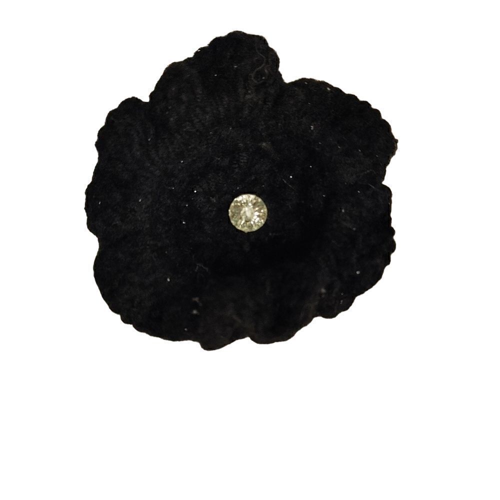 GIRLS' HANDMADE KNIT HAT WITH FLOWER - Picture 9 of 10